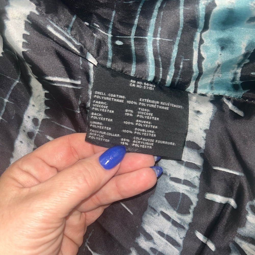 Marc New York Black Leather Jacket with Quilted Design - Picture 7 of 8